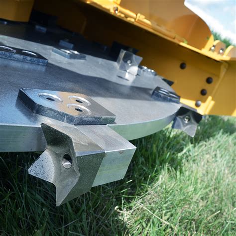 disc mulcher for mini excavator|cat mulching head for excavator.